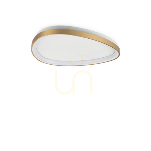 Check Plafon Ideallux Gemini 372082 brass LED 30W 4000K 61 cm