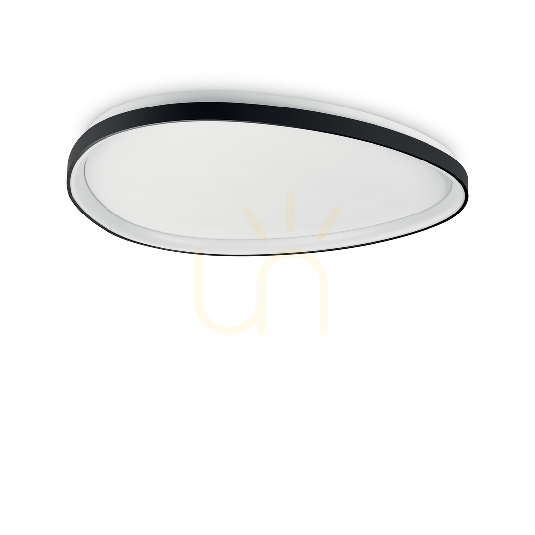 Plafon sufitowy Ideallux Gemini 372105 czarny LED 42W 4000K 81 cm
