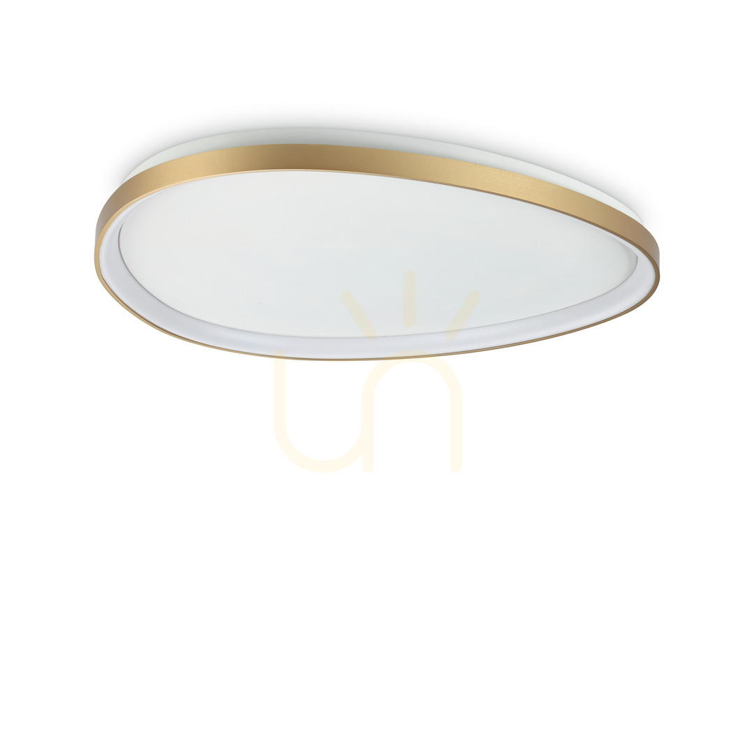 Plafond Ideallux Gemini brass LED 42W 4000K 81 cm 372112