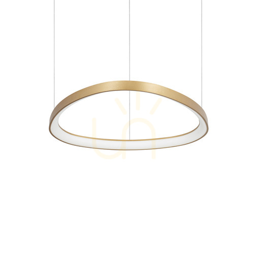 Check Pendant Light Ideallux Gemini 372174 Brass LED 61 cm 4000K