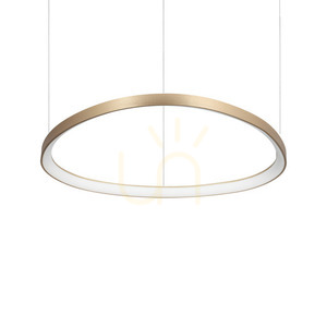 Pendant Light Ideallux Gemini Brass 81 cm 4000K 372204 small 0