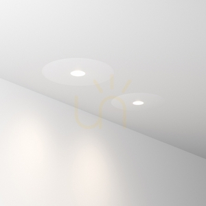Recessed Spotlight Ideallux Infinity Black LED 7W 3000K 8.5 cm 356129 small 1