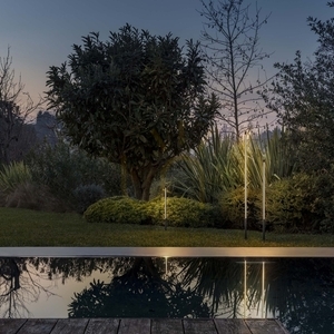 Outdoor Standing Lamp Ideallux JEDI 372297 Bronze IP65 160.5 cm small 2