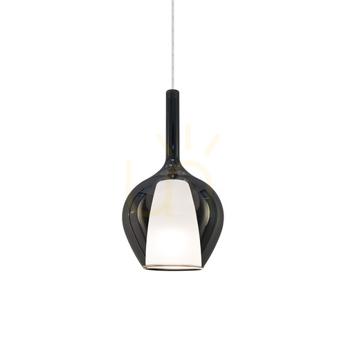 Check Pendant Light Ideallux Kalique Tinted Glass Chrome 18 cm 359861