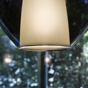 Pendant Light Ideallux Kalique Tinted Glass Chrome 18 cm 359984 small 4