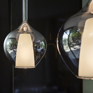 Pendant Light Ideallux Kalique Tinted Glass Chrome 18 cm 359984 small 6