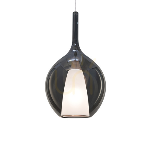 Check Pendant Light Ideallux Kalique Tinted Glass 28 cm 359618