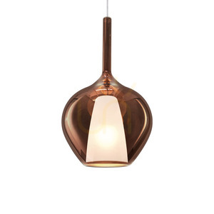Pendant Light Ideal Lux Kalique Copper 28 cm 359540 small 0