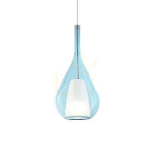 Pendant Light Ideal Lux Kalique Blue 18 cm 360089 small 0