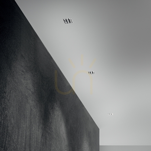 Check Recessed Luminaire Ideallux LIKA Black 6.5 cm 10W 3000K 369518