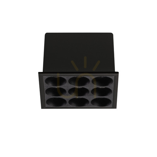 Check Recessed Luminaire Ideallux LIKA Black 6.5 cm 10W 3000K 369518
