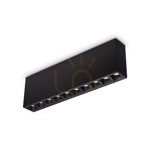 Check Plafon LED Ideallux LIKA 369945 czarny 26,9 cm 21W 3000K