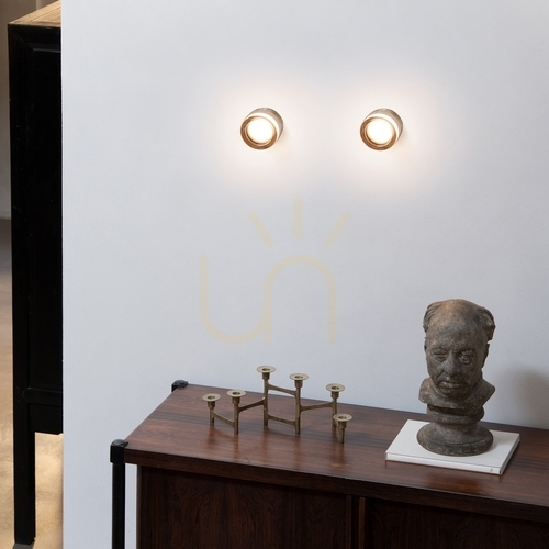 Check Outdoor Wall Lamp Ideallux Lolly Grey Round IP44 GX53 10.5 cm 354644
