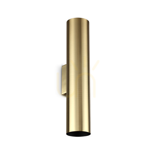 Check Wall Light Ideallux Look Brass Up Down GU10 2-Light 370125