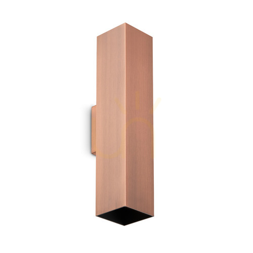 Check Wall Light Ideallux LOOK Copper Up Down GU10 2-Light 370460