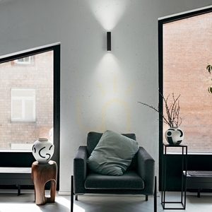 Wall Light Ideallux Look Brass LED 3000K 2-Light 370712 small 1