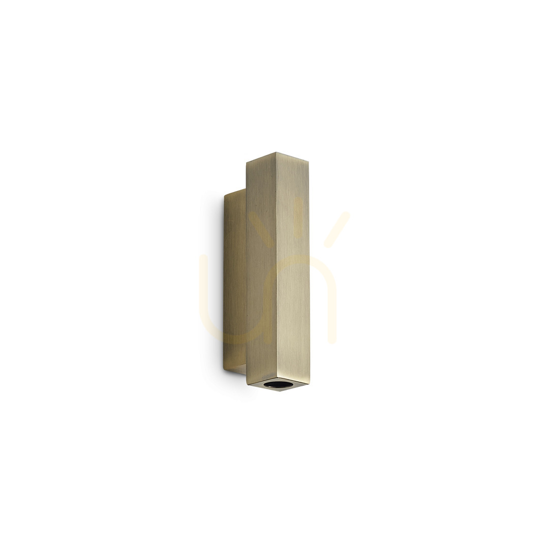Wall Light Ideallux Look Brass LED 3000K 2-Light 370712