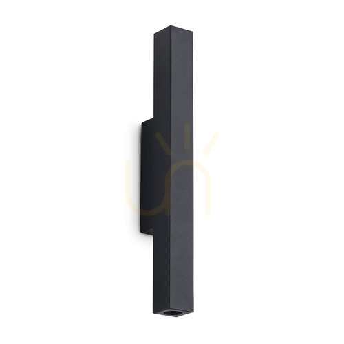 Check Wall Light Ideallux LOOK 370774 Black 2-Light LED 3000K 30 cm