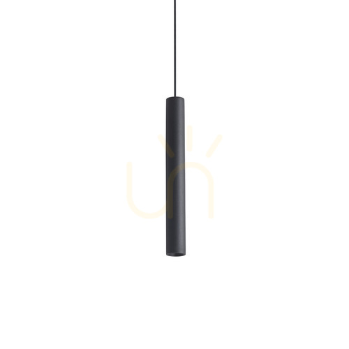 Check Pendant Light Ideallux Look Black 6 cm 3000K 371078