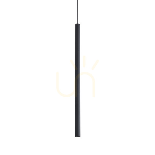 Check Pendant Light Ideallux Look Black LED 6 cm 3000K 371122