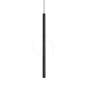 Pendant Light Ideallux Look Black LED 6 cm 3000K 371122 small 0