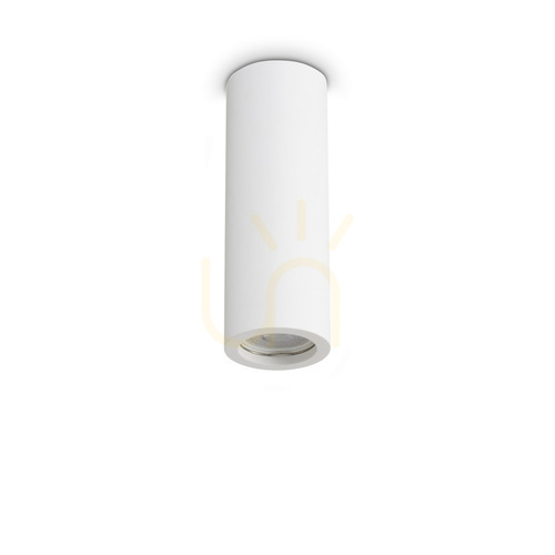 Check Plafon sufitowy Ideallux LOOK 355740 GU10 7x20 cm gipsowy