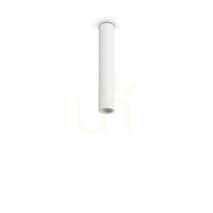 Pendant Light Ideal Lux Look 371436 Gypsum Cylinder GU10 7x40 cm small 0