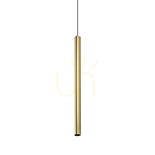 Check Pendant Light Ideallux Look Brass GU10 4 cm 366968