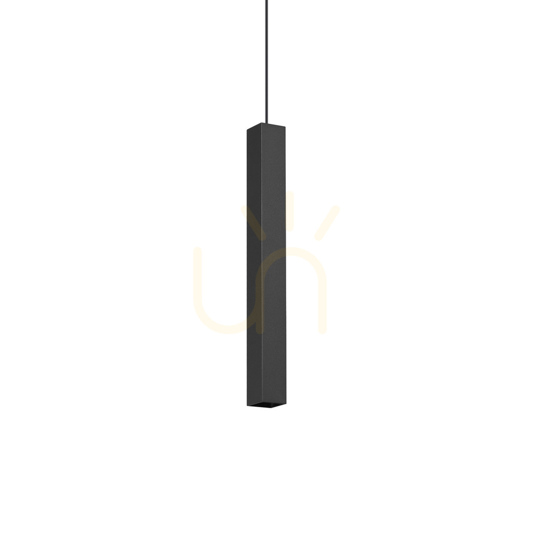 Pendant Light Ideallux Look Black GU10 4 cm 352268