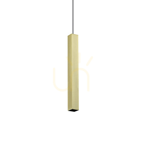 Check Pendant Light Ideallux Look Brass GU10 4 cm 366982