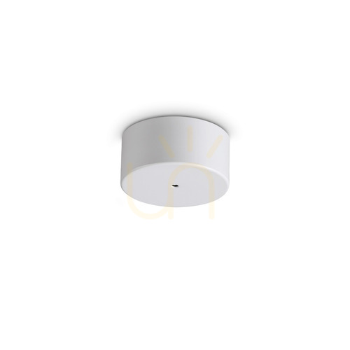 Check Ceiling Rose Ideallux MAPA 368948 White Aluminum Glass Ø9 cm