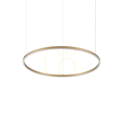 Check Pendant Light Ideallux Oracle Slim 70 cm Black LED 3000K 370446
