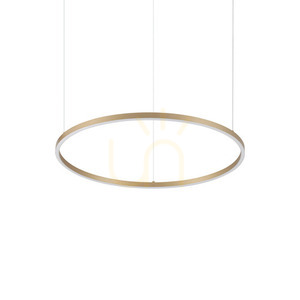 Pendant Light Ideallux Oracle Slim 70 cm Black LED 3000K 370446 small 0