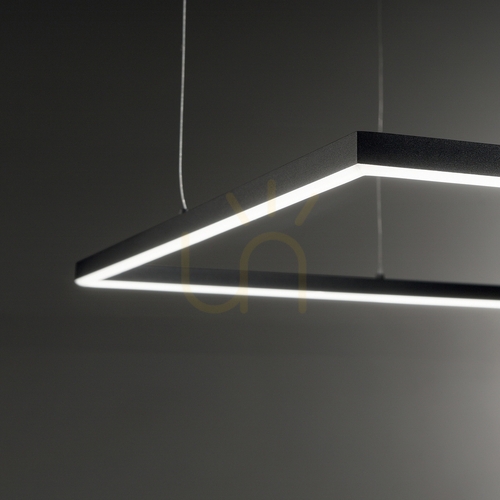 Check Pendant Light Ideallux Oracle Slim Brass 70 cm LED 3000K 370484