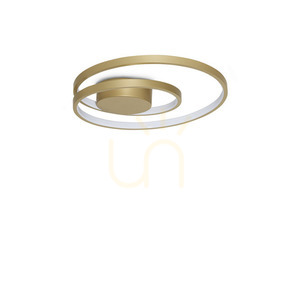 Plafon Ideallux OZ 365046 brass LED 3000K 40 cm small 0