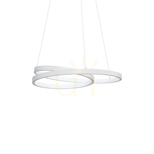 Check Pendant Light Ideallux OZ White LED 40 cm 3000K 352435