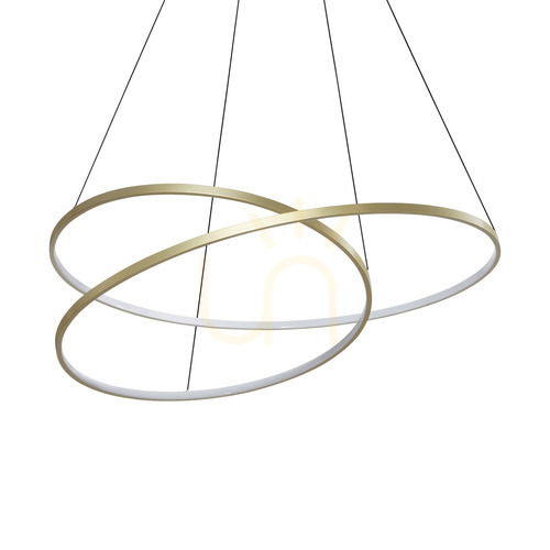 Check Pendant Light Ideallux OZ 364926 Brass 100 cm 3000K LED