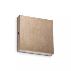 Outdoor Wall Lamp Ideallux POST-IT 335926 brass IP65 8 cm LED 3W small 1