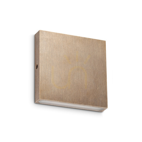 Check Outdoor Wall Lamp Ideallux POST-IT 335926 brass IP65 8 cm LED 3W