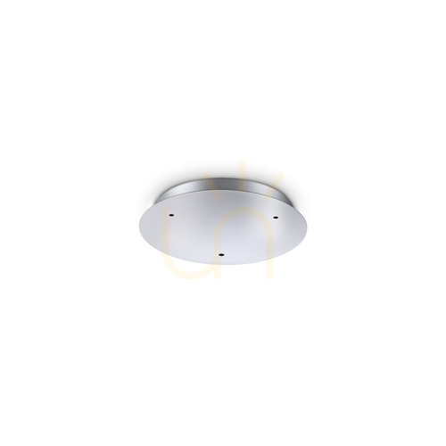 Check Ceiling Rose Ideallux Rosone Chrome Aluminum 30 cm 344188