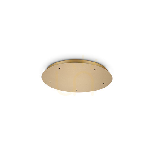 Check Ceiling Canopy Ideallux Rosone 364865 Round 45 cm Aluminum