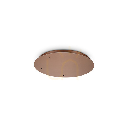 Check Ceiling Rose Ideallux Rosone Copper Aluminum 45 cm 344249