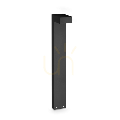 Check Outdoor Standing Light Ideallux Sirio Black LED 80 cm IP65 365398