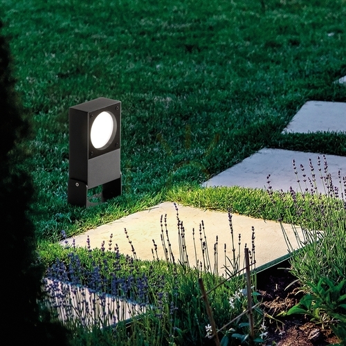 Check Outdoor Standing Light Ideallux SIRIO 369891 Grey IP65 GX53 30 cm