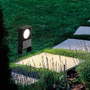 Outdoor Standing Light Ideallux SIRIO 369891 Grey IP65 GX53 30 cm small 1