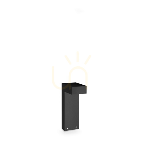 Check Outdoor Bollard Light Ideallux Sirio Black IP65 GX53 30 cm 369914