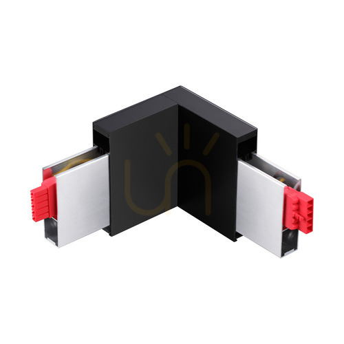 Check Track Light Ideallux Steel Black 13.8 cm Aluminum 370200