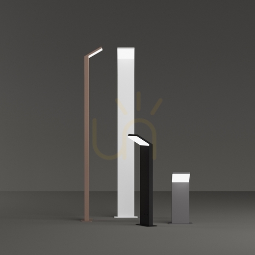 Check Outdoor Standing Light Ideallux Style Grey 3000K IP54 30 cm 369648