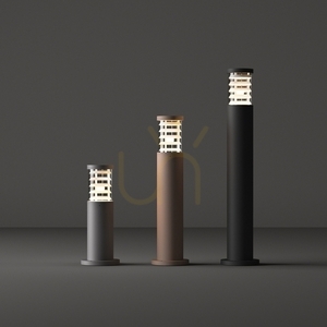 Outdoor Standing Lamp Ideallux Tronco Black 15.5 cm IP65 369846 small 1