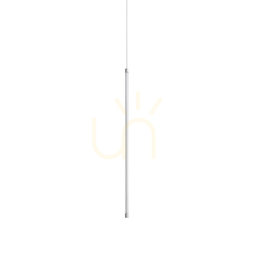 Check Pendant Light Ideallux Tubix White Glass Metal 7 cm LED 11W 352671